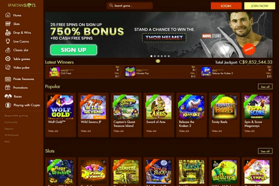 Spartan Slots Casino Login: Access Your Account Now